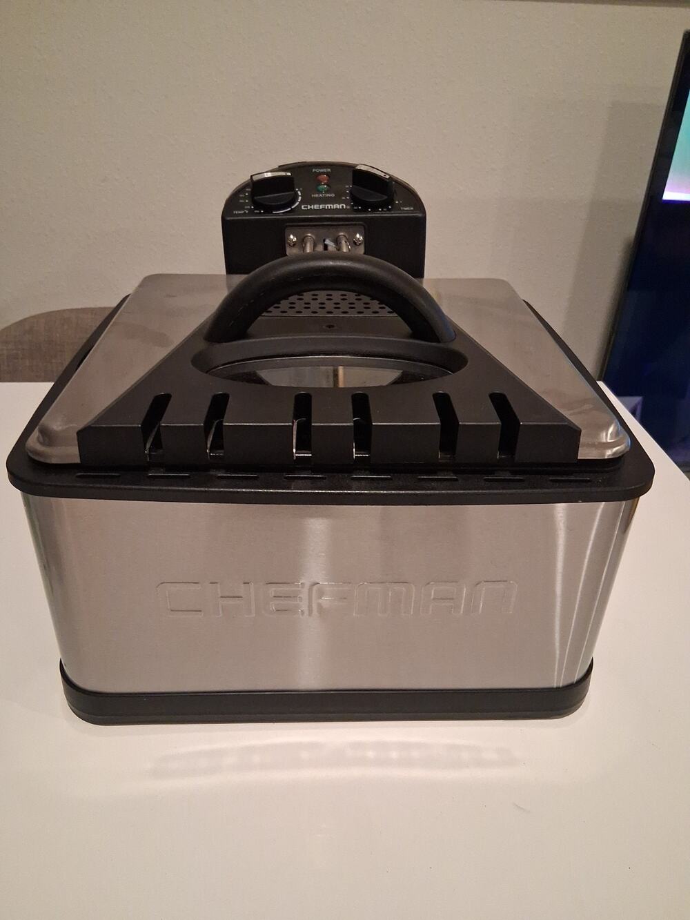 CHEFMAN 4.5L XL Deep Fryer RJ07-45-SS Stainless Steel 1700W BRAND NEW UNUSED